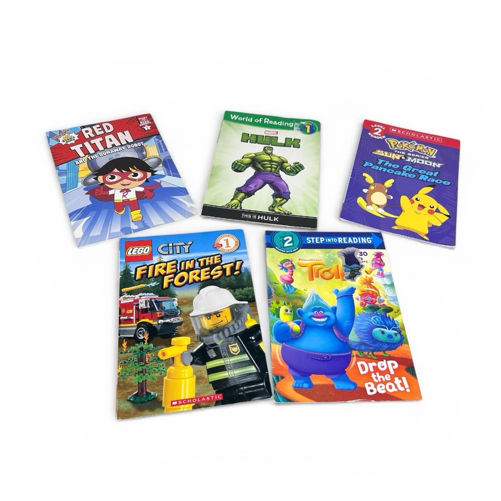 Kids Character Early Reader Book Lot